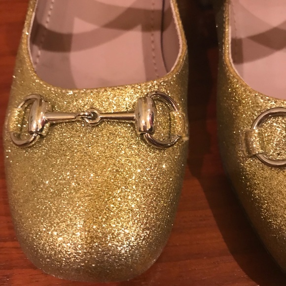Gucci gold horse bit ballet flats - Picture 4 of 7